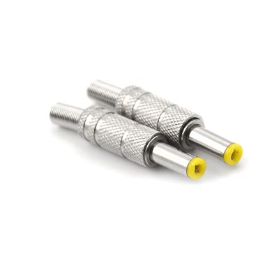 1Pcs Metal 5.5X2.1Mm Dc Power Male Plug Jack Adapter Connector