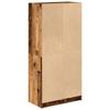 Highboard with Doors Rustic Wood Look 68 x 37 x 142 cm Engineered Wood
