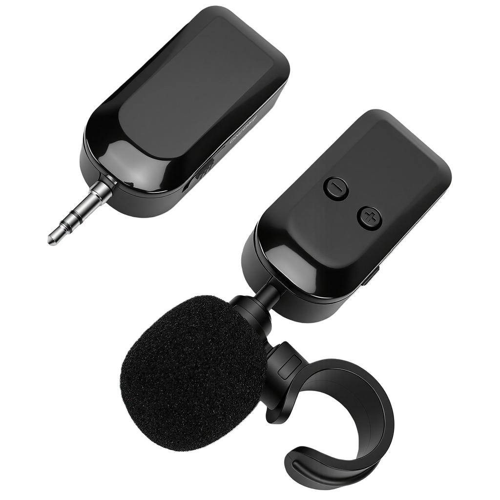 Wireless Harmonica Microphone Anti Interference Noise Reduction Ring Pickup Mic for Stage Performance