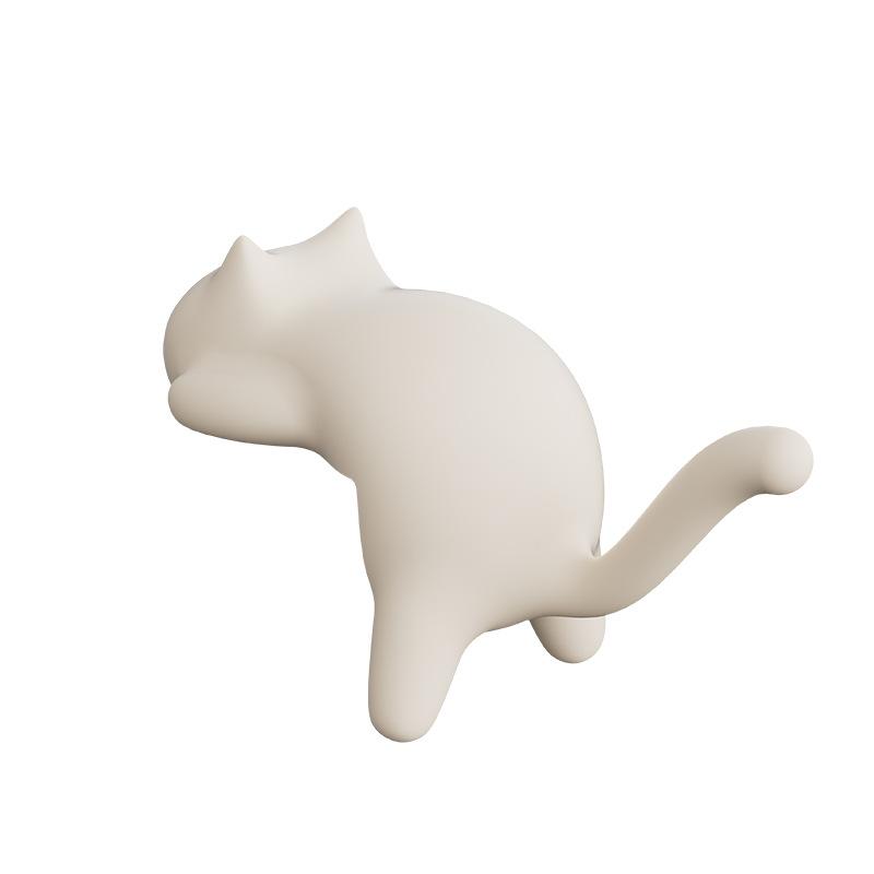 Cute Cat Bag Hook Portable Table Hook Handbag Backpack Organizer Holder for Home Office Desk Side Decor Travel Bag Hanger