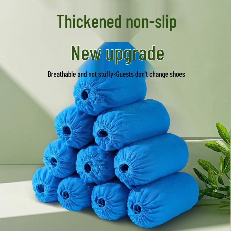 Washable and Disposable Non-Woven Shoe Covers for Children and Adults - Universal Fit for Indoor Use