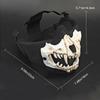 Outdoor Cycling Skeleton Ear Protection Half Face Cover Halloween Fangs Scary Horror Costume Props