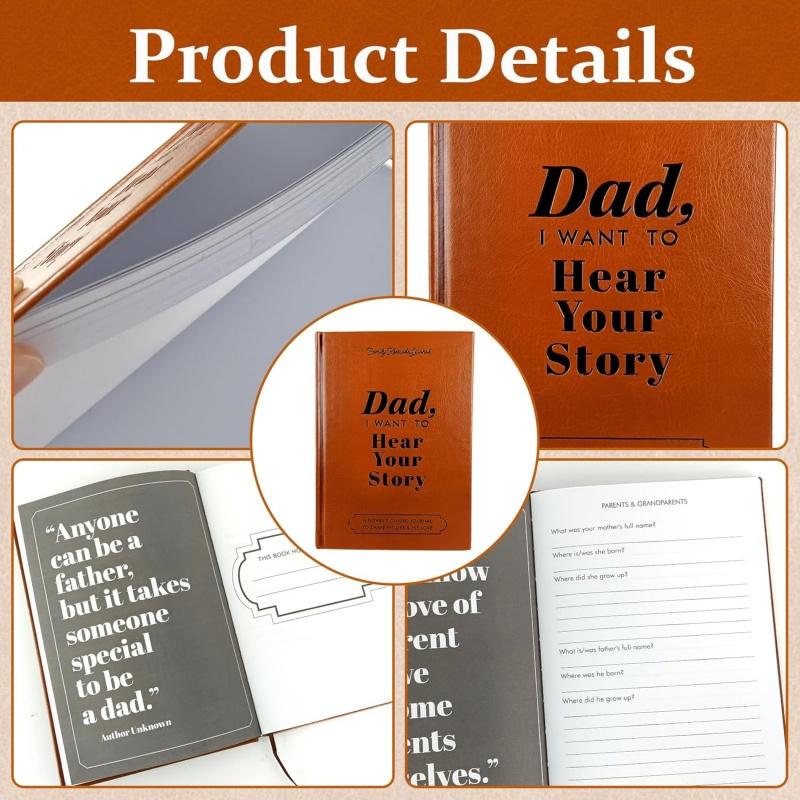 Dad I Want to Hear Your Story: A Father's Guided Journal To Share His Life Brown