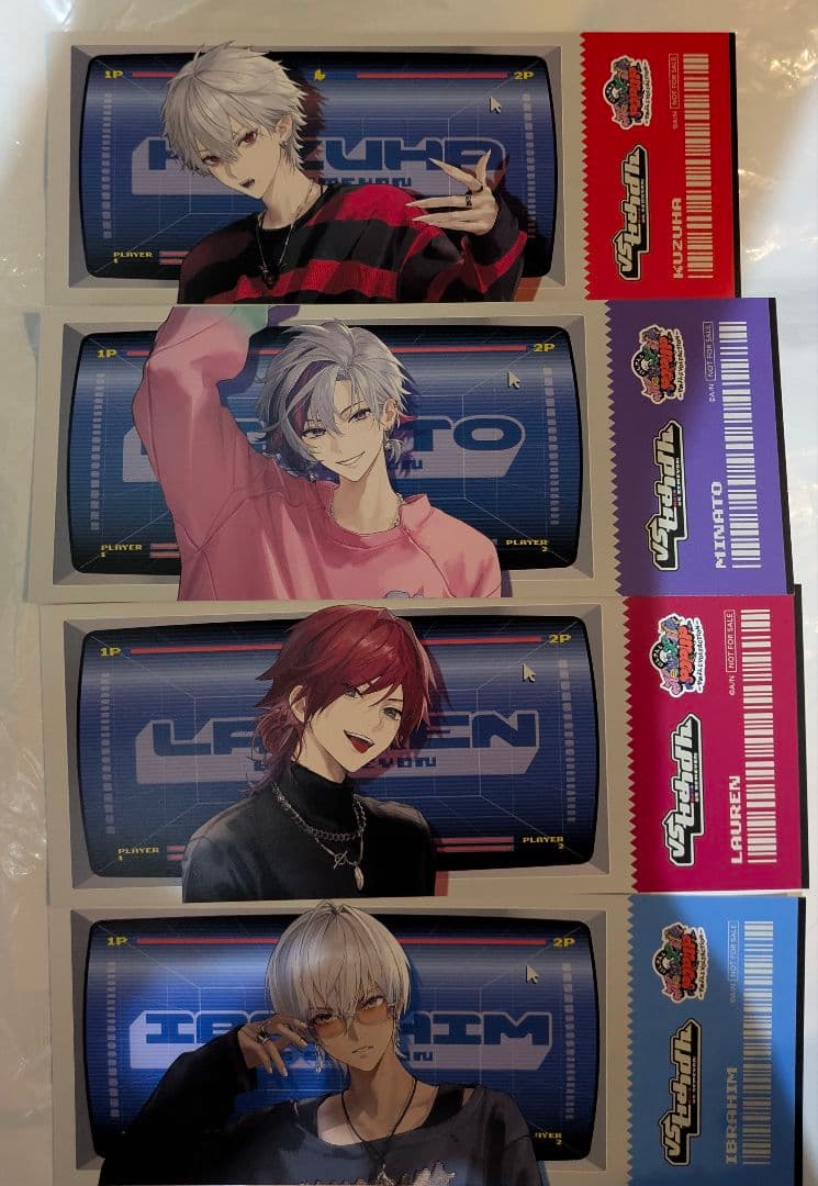 

[USED] Nijisanji Semeyon Complete Bonus Ticket-Style Card Pop-Up