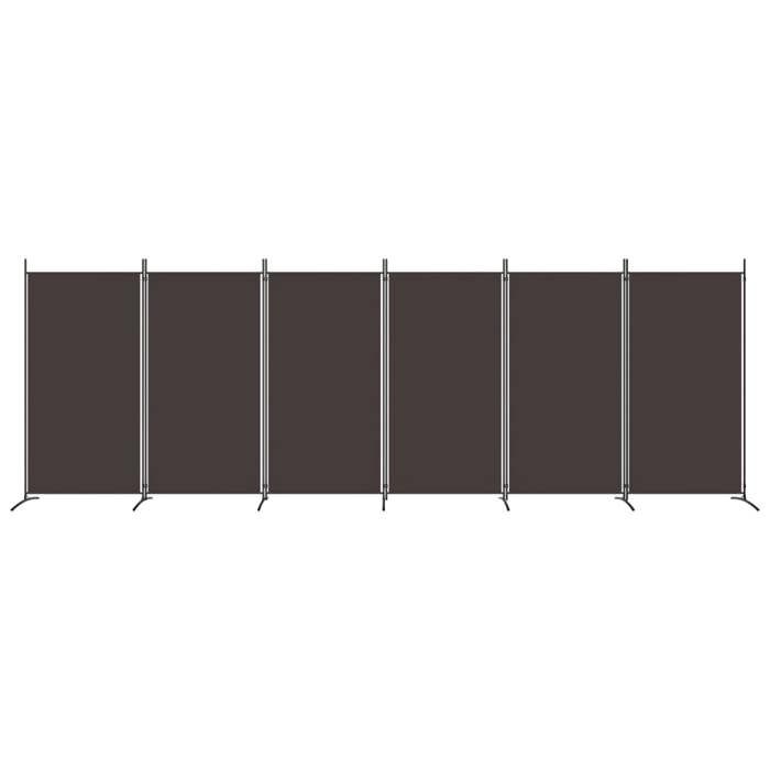 VidaXL Room Divider 6 Panels Folding Room Separator Privacy Screen Partition Living Room Decoration 350271