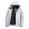 Men's 3-in-1 Detachable Outdoor Jacket: Windproof, Waterproof, Warm