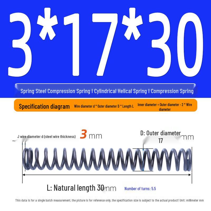 Compression Spring Y-Type Shock Absorbing Coil 3*16/17/18/19/20