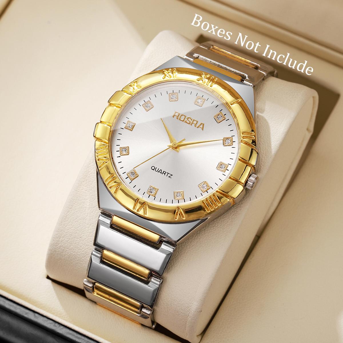 

Роскошные мужские деловые часы Модные часы с аналоговым кварцевым механизмом и стразами для мужчин Часы Reloj Hombre