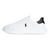Polo Ralph Lauren Rlite Court Floral Leather Round Toe Lace-Up Low-Top Sneakers Men sneakers White Black 809974097002