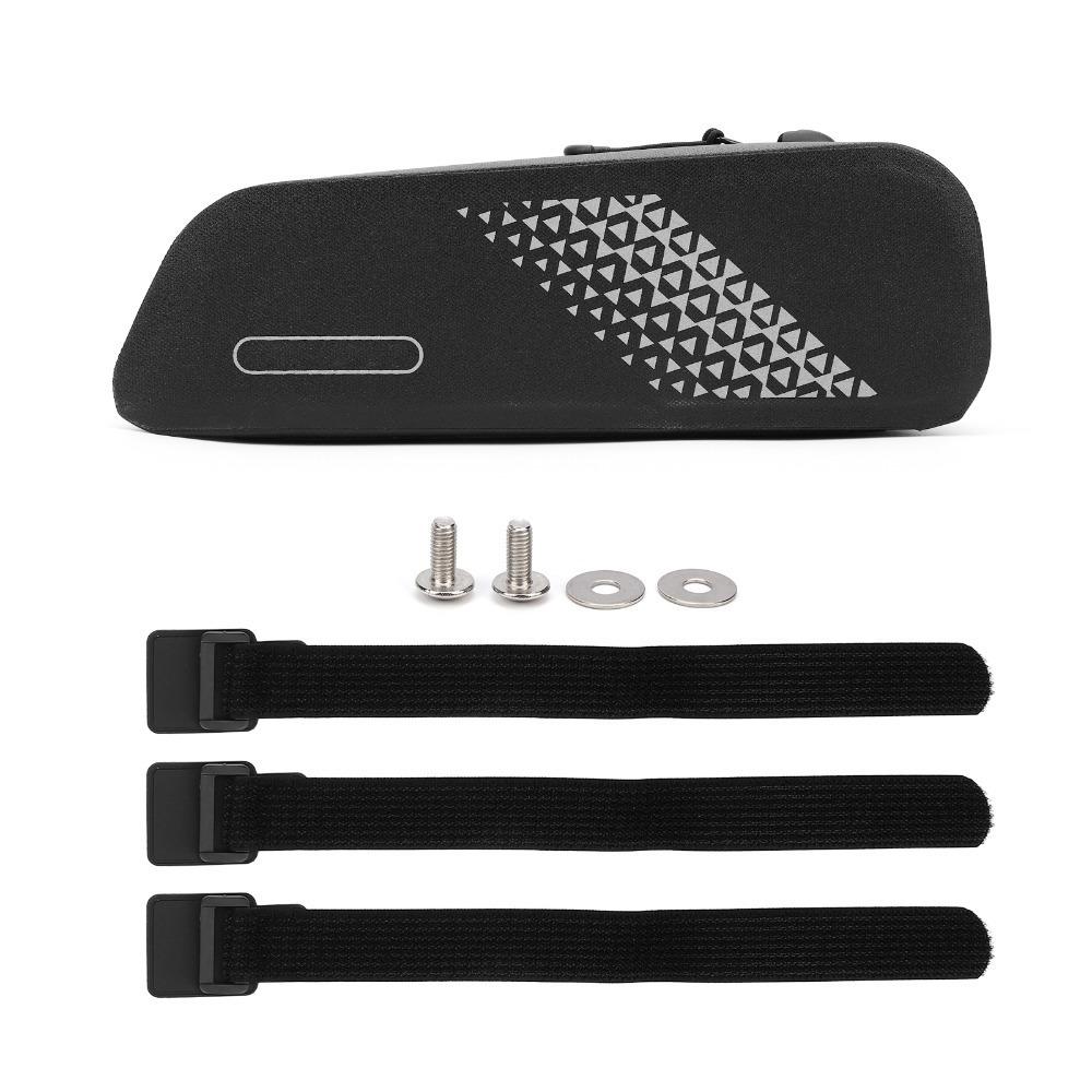 24.7 x 5.6 x 8cm Bike Front Tube Bag 15L Bike Frame Bag Durable Bicycle Top Tube Bag Mountain Bike