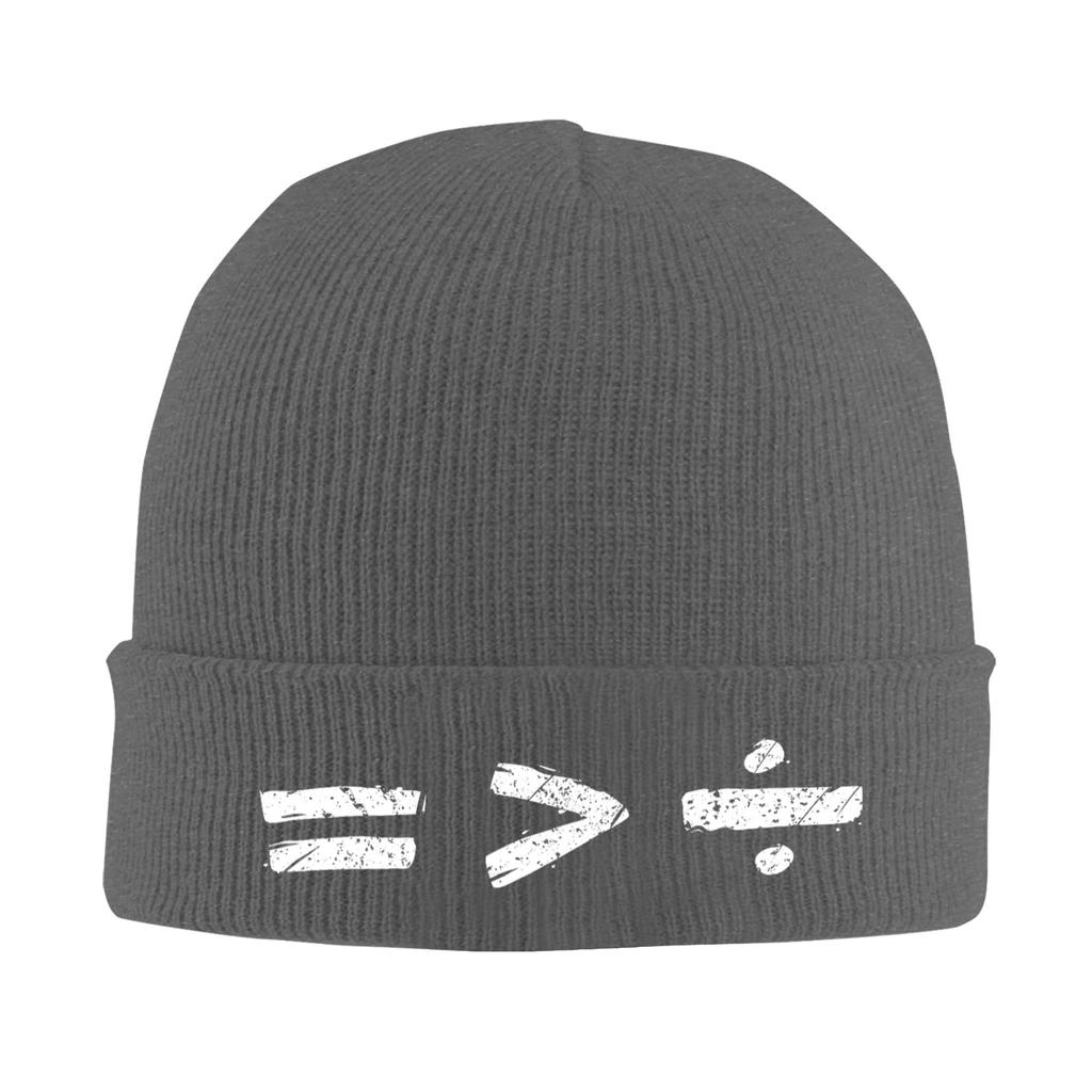 Equality Is Greater Than Division Black History Month Beanie Hats Bonnet Hats Unisex Women Knitted Hat Autumn Winter Head Wrap Caps