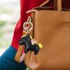 Yousheng Faux Leather Car Keychain Exquisite Mini Bag Stylish Durable Gift Trendy Ornamental Design Horse Keychain