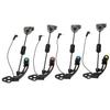 4pcs LED Fishing Swingers Set Fish Bite Indicator Illuminator Carp Fishing Tackle with Carry Case