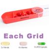 7 Days Pill Medicine Box Weekly Monthly Tablet Holder Storage Organizer Container Case Pill Box Splitters Pharmacy Pill Case