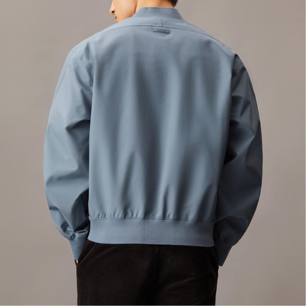 Calvin Klein Minimalist Comfortable Versatile Casual Pilot Jacket Men jackets Blue 4LB524G-RNZ
