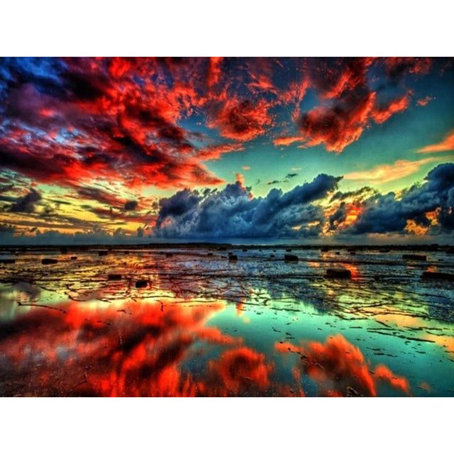 Round Drill Diy Diamond Painting Cross Ctitch Kits 5D Diamond Mosaic Embroidery