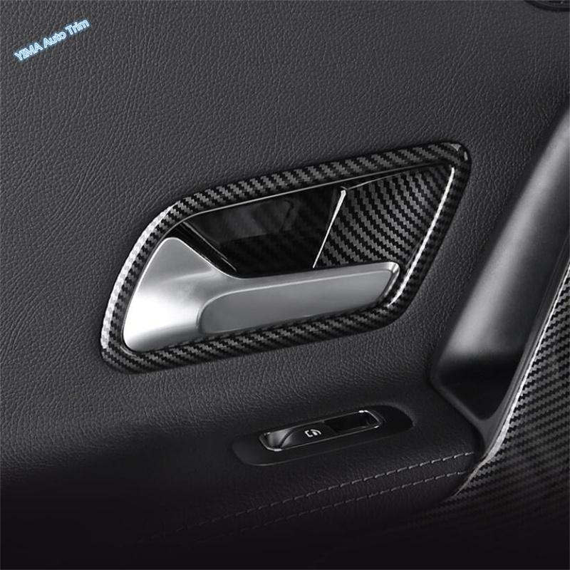 Inner Door Armrest Handle Bowl Decoration Frame Cover Trim Fit For Benz A Class W177 A200 A220 / CLA 200 C118 W118 - 2025
