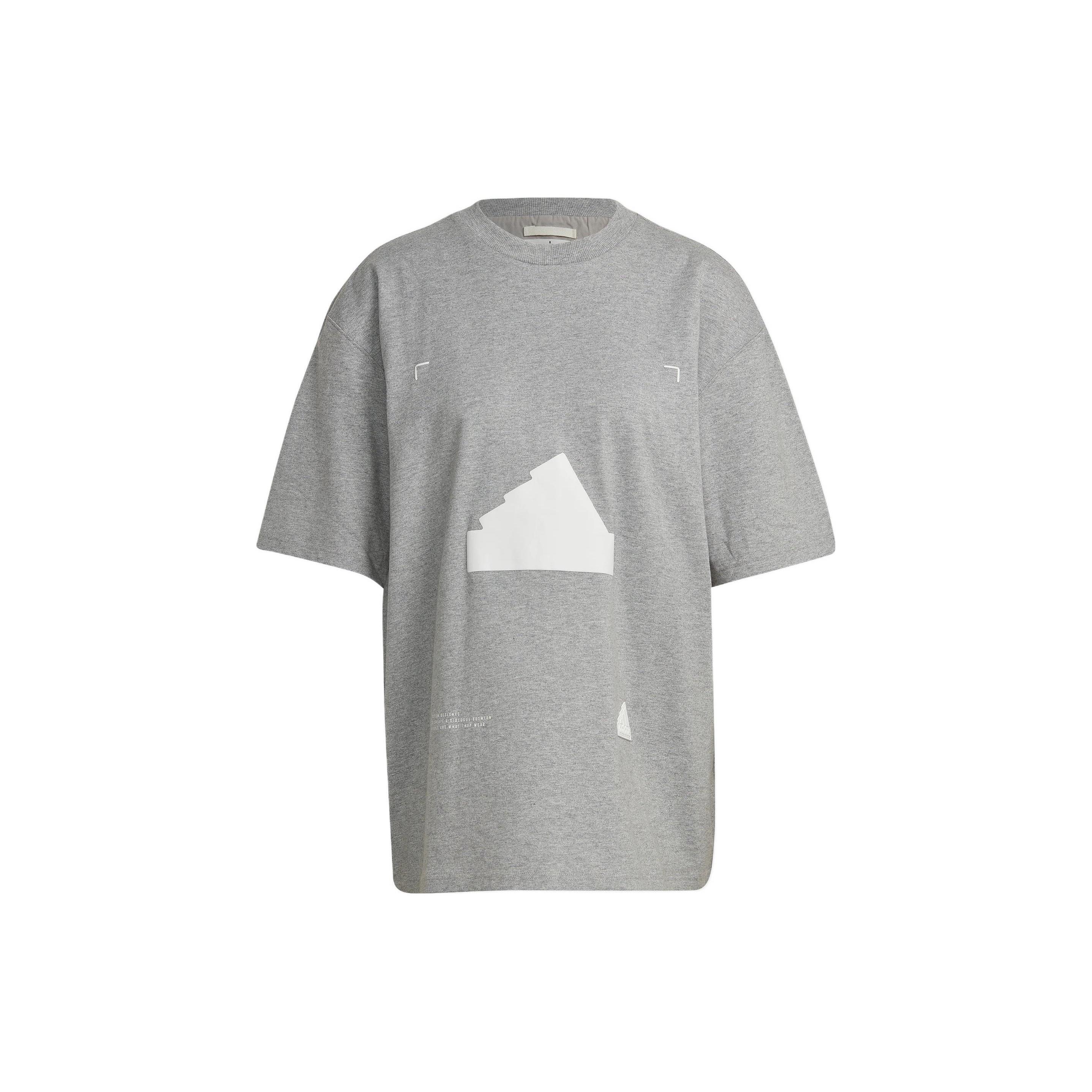(WMNS) adidas Oversized T-Shirt Asia Sizing Grey Women s HP1587 S