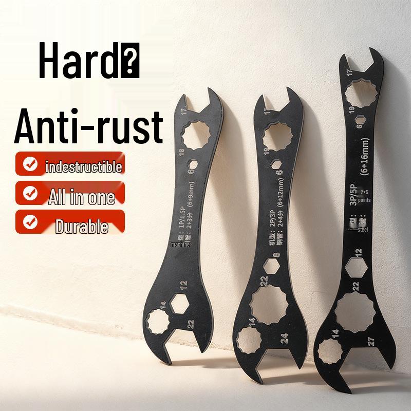 Multi-functional Torx Wrench for Air Conditioner Installation and Repair 6-22mm 7-in-1 Wrench