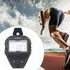 Men Sport Watch Waterproof Large Screen Portable Chronograph Watch for Outdoor Climbing Camping Black