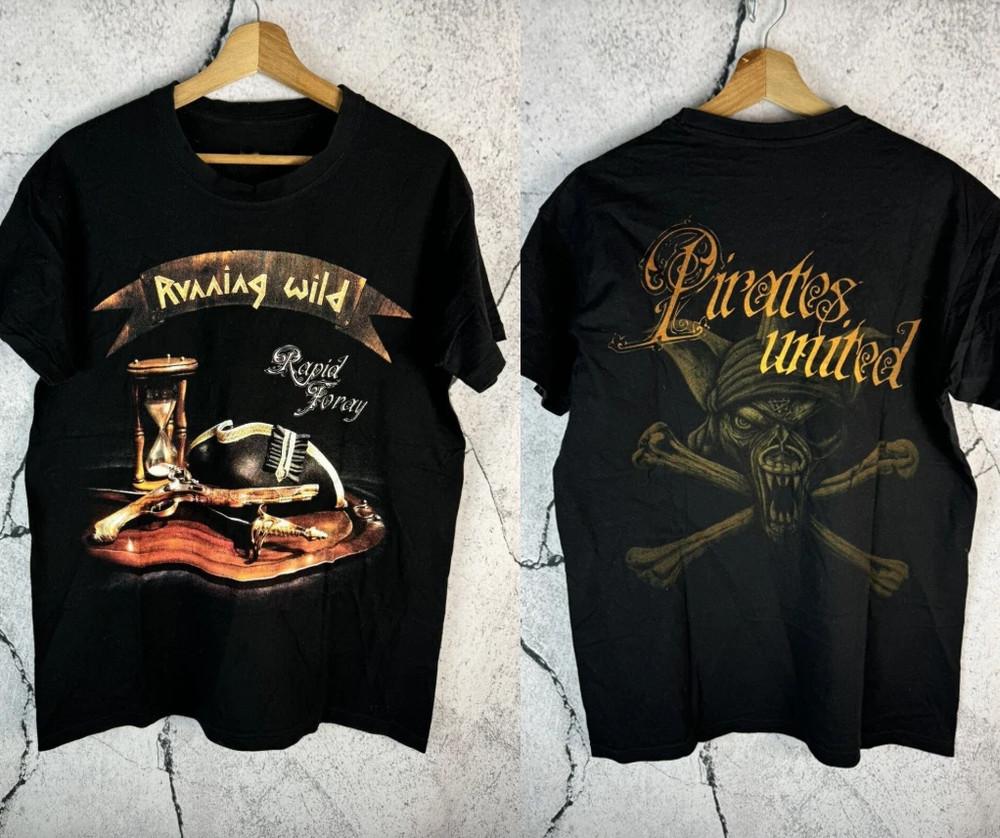 RUNNING WILD Band TShirt Skulls Unisex Two Sided S To 5XL Gift for Fan Shirt Unisex T-Shirt S