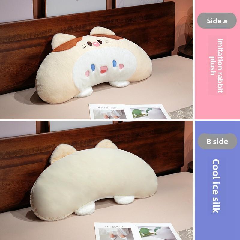 

Мультяшная кошка Прикроватная подушка Для сна и поддержки С мягким ПП-хлопком Для девочек Cat,60cm