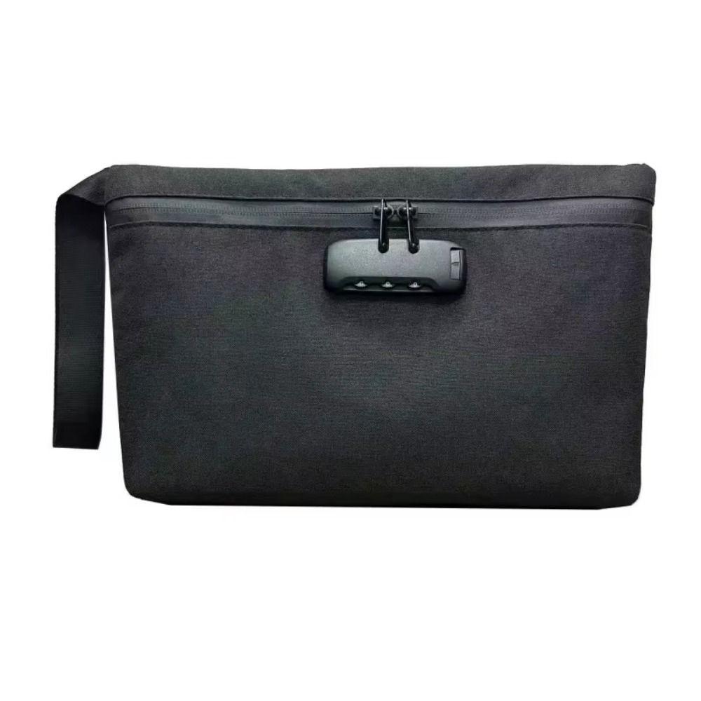 Combination Lock Smell Isolation Case Carbon Lined Travel Medicine Box  Camping