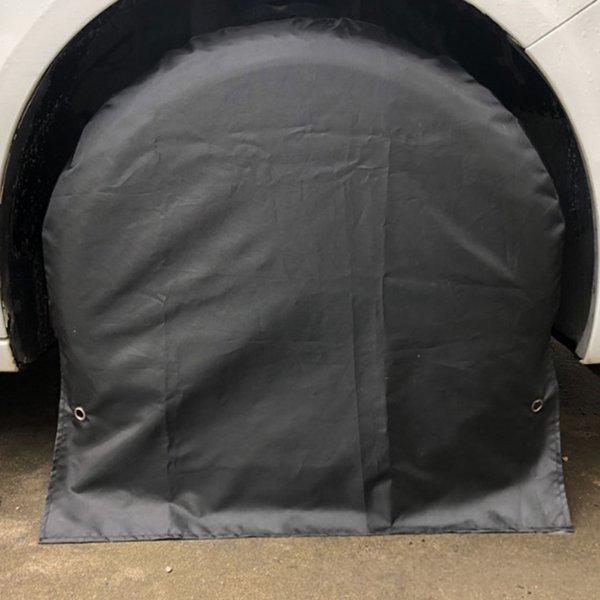 Set of 4 UV-Resistant Waterproof Tire Covers for 27-29 Inch RV Truck Tires