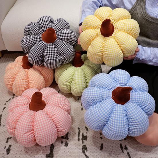 Cuscino a Zucca Decorazione Autunnale Halloween Cuscini Morbidi in Peluche Cuscino Morbido per Divano Camera da Letto Regali Autunnali del Ringraziamento