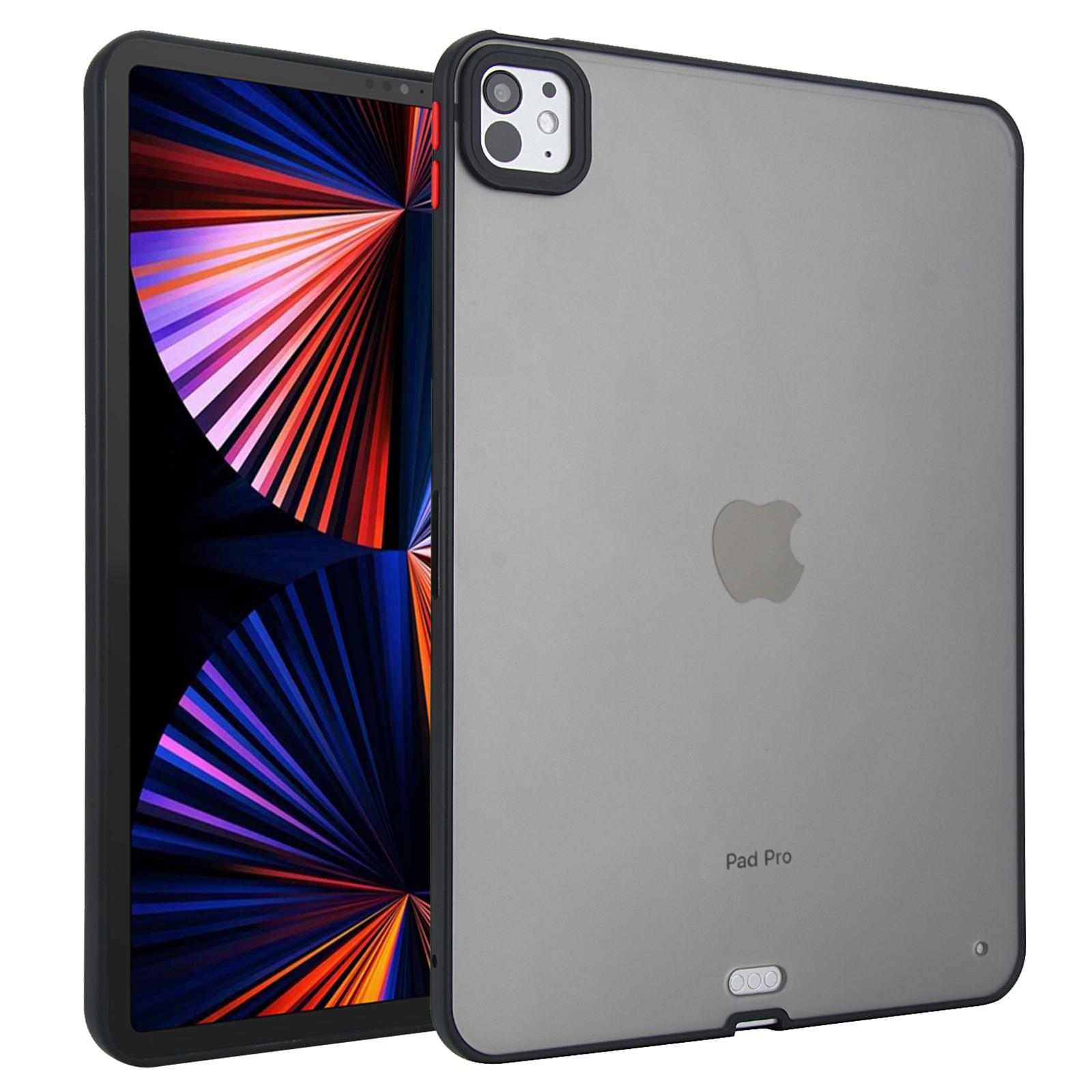 

Tablet Case For iPad Pro 11 (2022)/(2021)/(2020) Skin Touch Matte Acrylic TPU Shockproof Cover Black