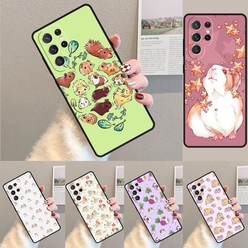 Guinea Pig Silicone Phone Case For Samsung Galaxy note 10 pro S26 S25 S24 S23 S22 S21 Plus S25Ultra Capa Cover