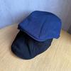 Pure Color Newsboy Cap For Men Women Summer Sun Protection Vintage Style Polyester