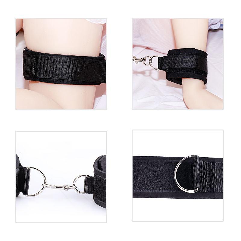 Thigh Wrist Cuffs Bondage Set Sex Handcuffs Restraint BDSM Erotic Adult Game Sex Toy Kits Couples Flirting SM