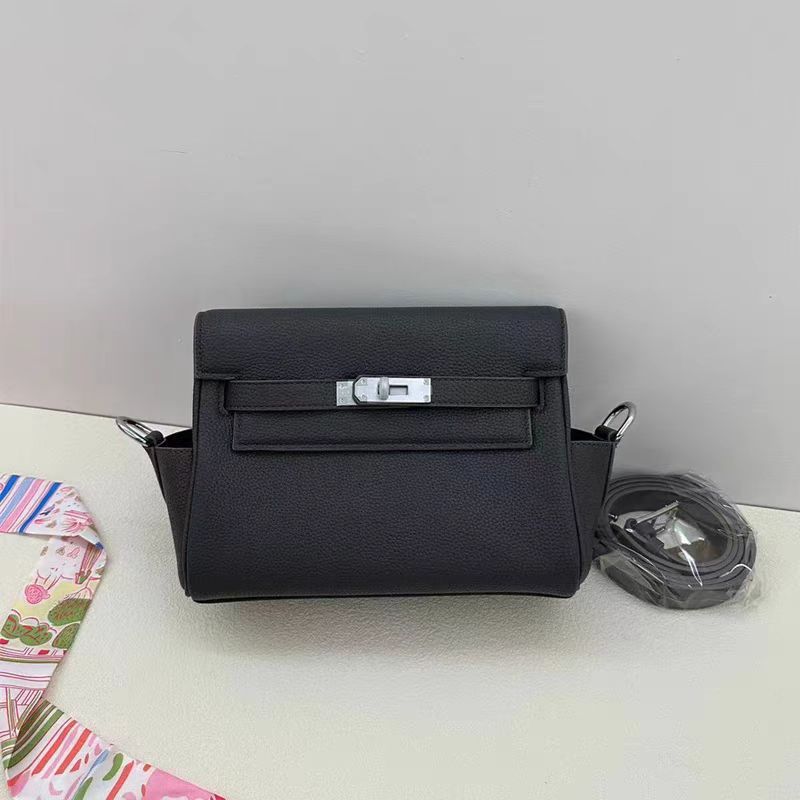 New bag cowhide Kelly messenger bag