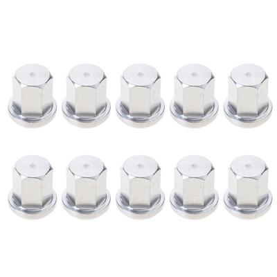 10PCS Corrosion Resistant Battery Post Nut Closed Top Designs Battery Terminals Part for Reliable Electrical Connection