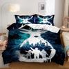 Housse De Couette Bedding Set Love Dog Bedclothes Duvets And Bedding Sets Duvet Cover 2/3pcs Cute Cat Deer Bed Set Dropshipping