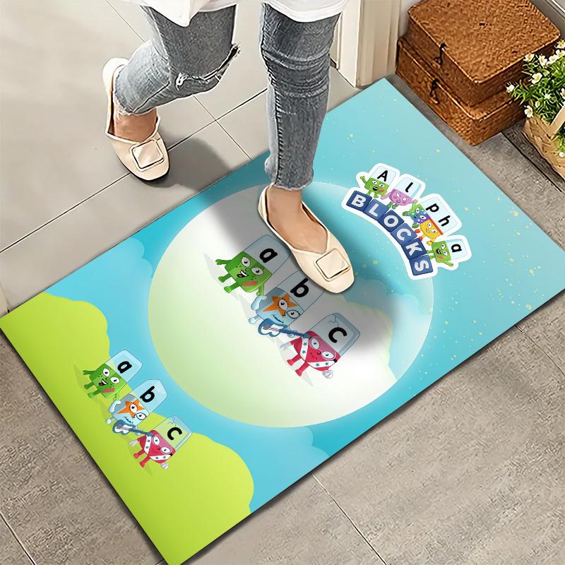 Alphablocks Carpet Rug for Living Room Bedroom Home Sofa Decoration,Kids play Nonslip Floor Mat