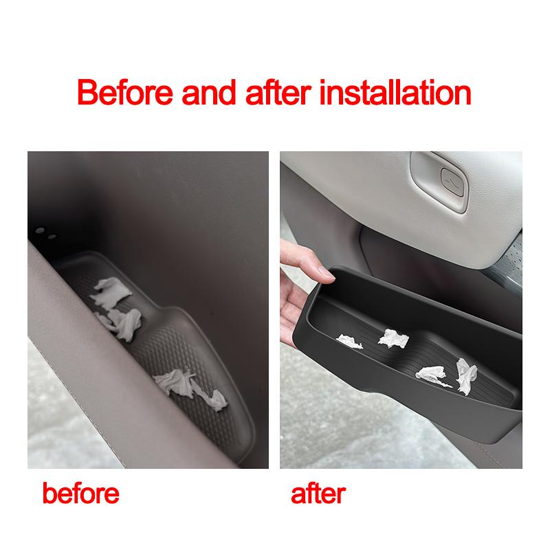 Storage Box For ZEEKR 7X Accessories Front Rear Door Handle Storage Organizer Car Door Accessories Side Storage Box