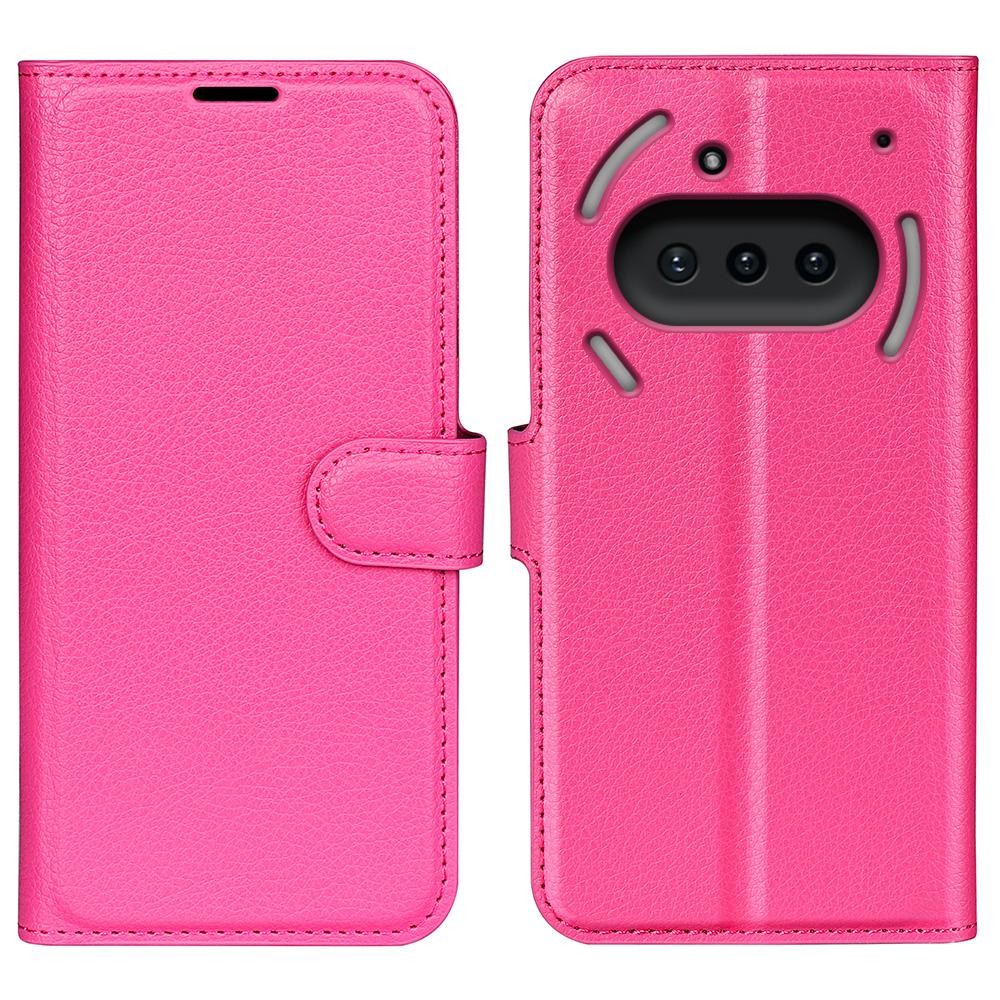 

Ні за що Телефон (3а) Чохол Текстура Лічі Ударостійкий Шкіряний Гаманець Чохол для Телефону Rose