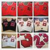 Chicago Bulls 23 Michael Jordan Rookie 1996-97 NBA Finals Jersey Cotton Basketball Shirt Men Women