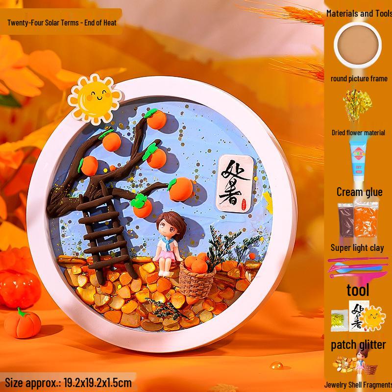 Children's DIY Creative Plate Painting Kit - Shell Design Ornaments
