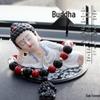 Maitreya Buddha Car Ornament: Creative Center Console Decoration for Safety and Style.
