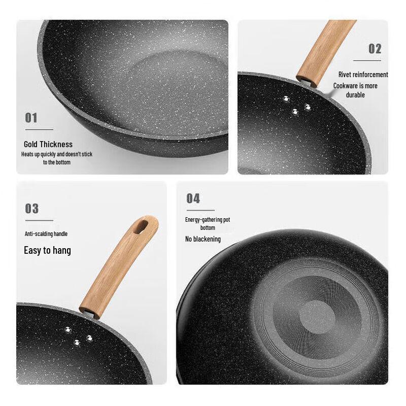 Maifan Stein Antihaft-Wok