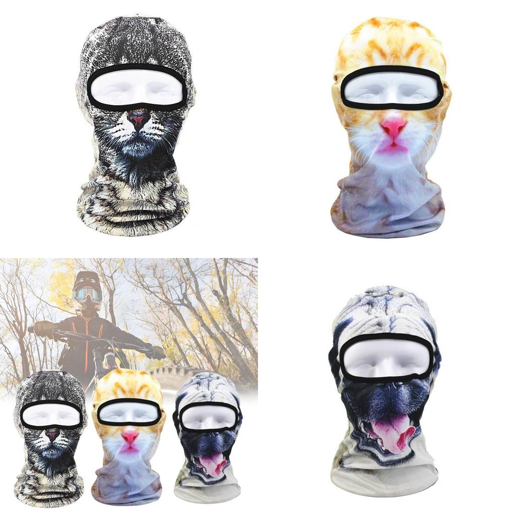 3d Face Mask For Outdoor Sports Stylish Breathable Uv Protection For Cycling And Fishing