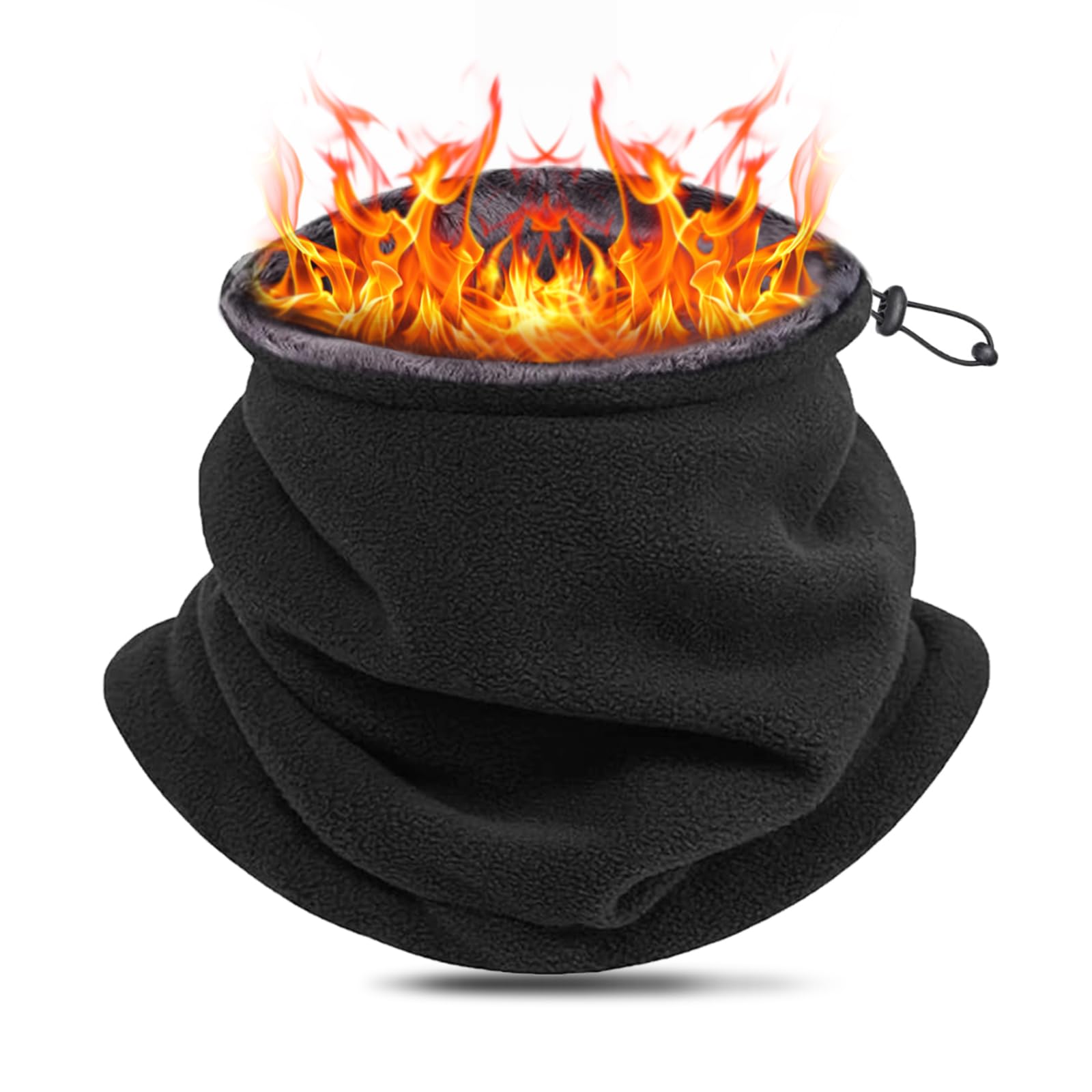 

Neck warmer for men and women model in Neck cold and autumn and heat brushed extreme with adjustable neck commuting to [Seefox] [Popular 2024] warmer,