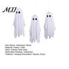 Haunted House Supplies 3Pcs Halloween Hanging Ghost Decorations, Spooky Flying with Scary Cute Decor Lanyard for House, Outdoor, Porch