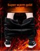 Men's Yellow Zipper Casual Sports Pants, Large Size, Plus Velvet, Thickened for Autumn and Winter 2023, Korean Style with Cuffs.
