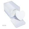200 Pezzi Dischetti Struccanti Monouso Senza Pelucchi a Forma di Cuore, Dischetti Cotone Struccaliquido Smalto, Morbidi Dischetti Cotone Struccaliquido Smalto Non Tessuto