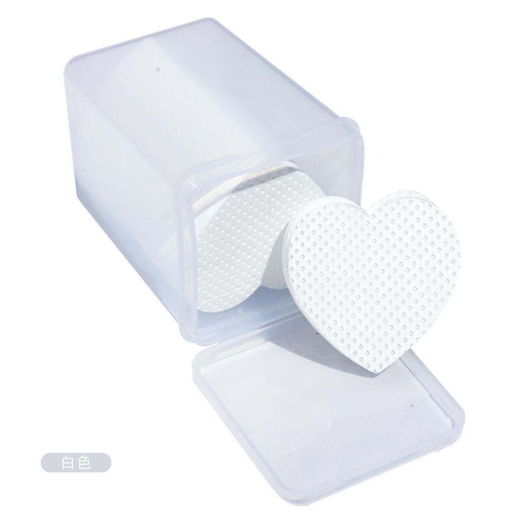 200 Pezzi Dischetti Struccanti Monouso Senza Pelucchi a Forma di Cuore, Dischetti Cotone Struccaliquido Smalto, Morbidi Dischetti Cotone Struccaliquido Smalto Non Tessuto