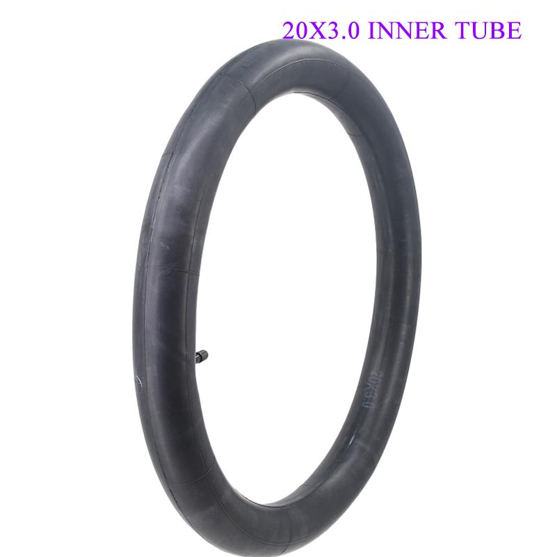20x3.0 Beach Bicycle Tube Butyl Rubber Bike Inner Tube 20 Inch AV Valve Bicycle Fat Tire Snowmobiles